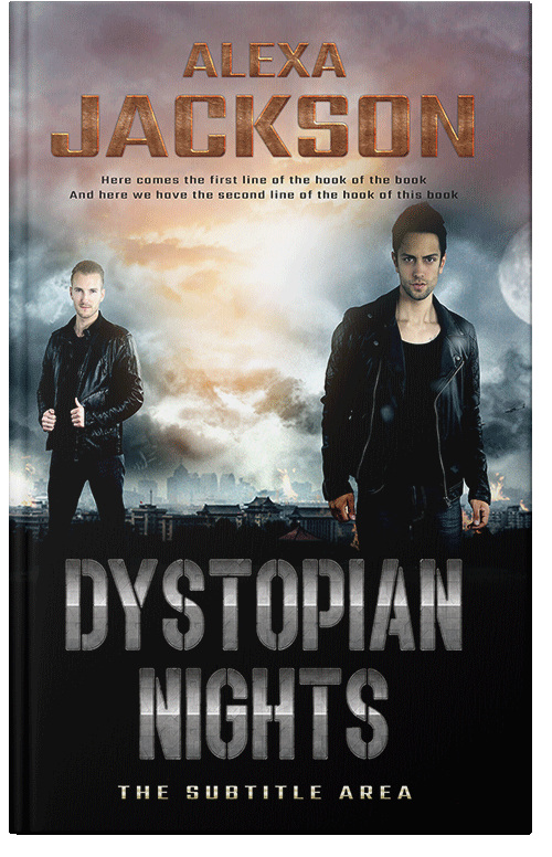 Front view of Premade Fantasy Book Cover - Bone