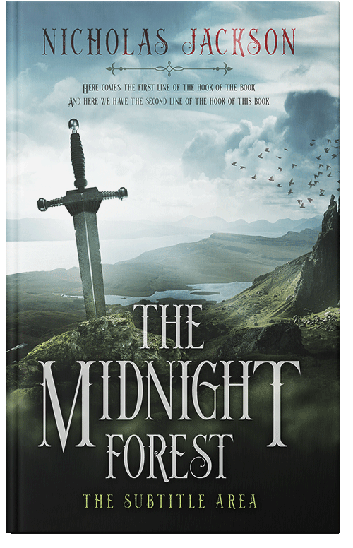 Front view of Premade Fantasy Book Cover - Geyser