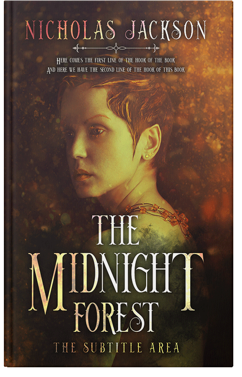 Front view of Premade Fantasy Book Cover - Tamarind