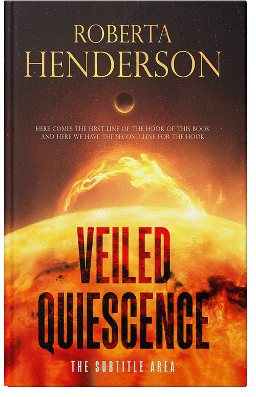 Front view of Premade Science Fiction Book Cover - Coffee Bean