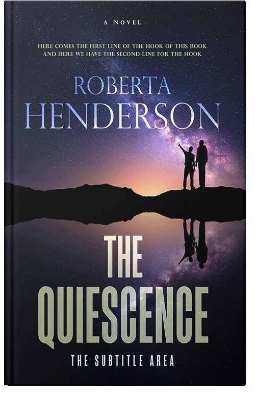 Front view of Premade Teen & Young Adult Book Cover - Silk