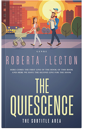 Pre Made Book Cover Blue Bayoux