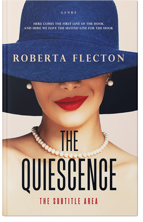 Front view of Premade Chick Lit Book Cover - Albescent White