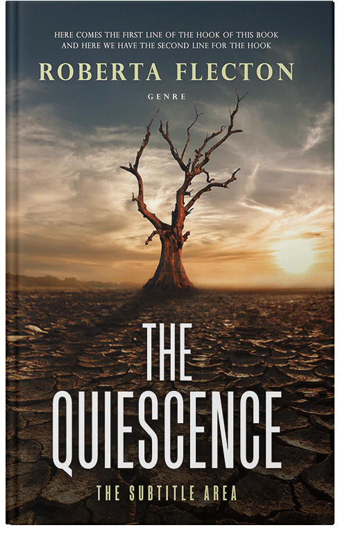 Front view of Premade Apocalyptica Book Cover - Cameo