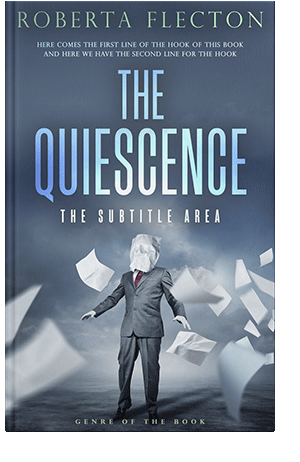 Pre Made Book Cover Blue Bayoux