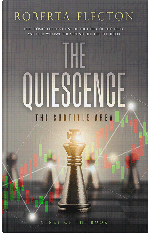 Front view of Premade Business Book Cover - Fuscous Gray