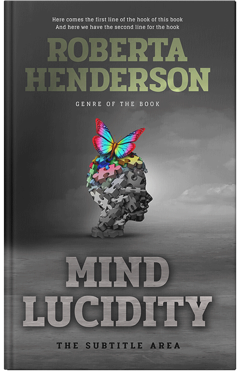 Front view of Premade Politics & Law & Society Book Cover - Lunar Green