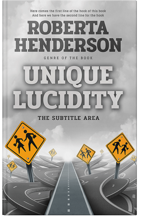 Front view of Premade Education Book Cover - Gray Nickel