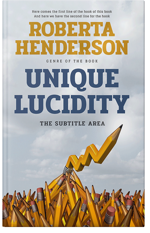 Front view of Premade Business Book Cover - Mischka