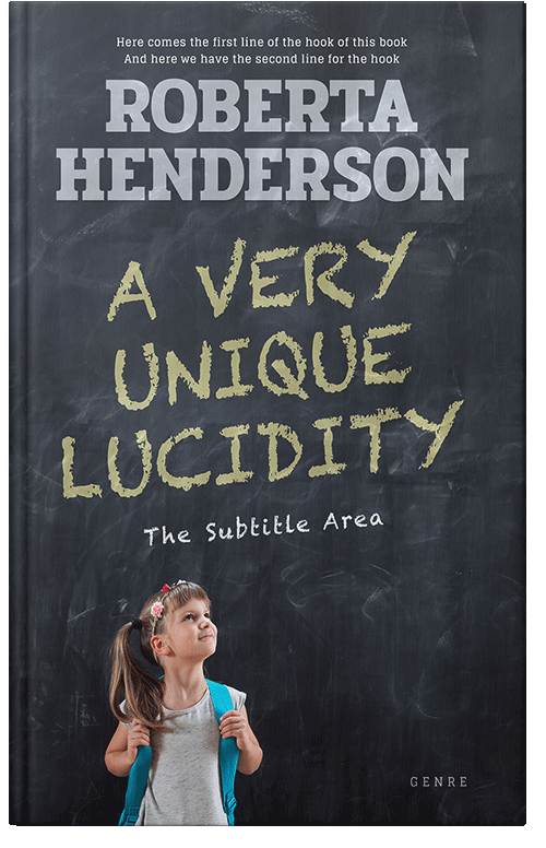 Front view of Premade Education Book Cover - Charade