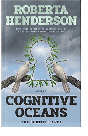 Pre Made Book Cover Jungle Mist