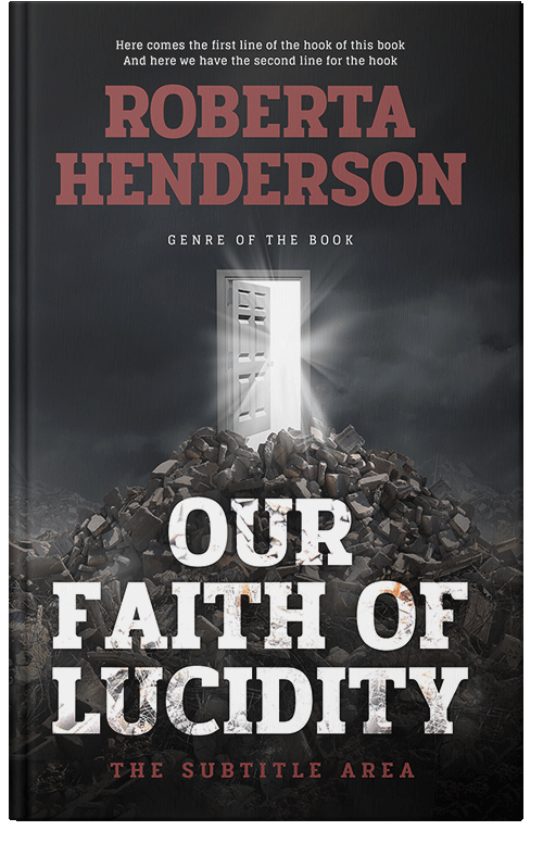 Front view of Premade Religion & Spirituality Book Cover - Shark