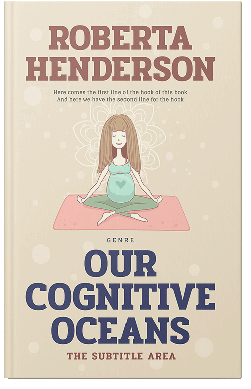 Front view of Premade Health & Mind & Body Book Cover - Parchment