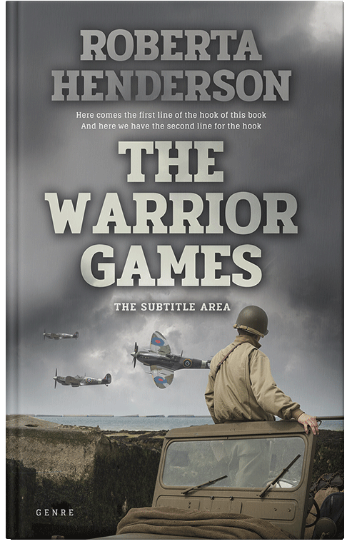 Front view of Premade Historical Book Cover - Flint