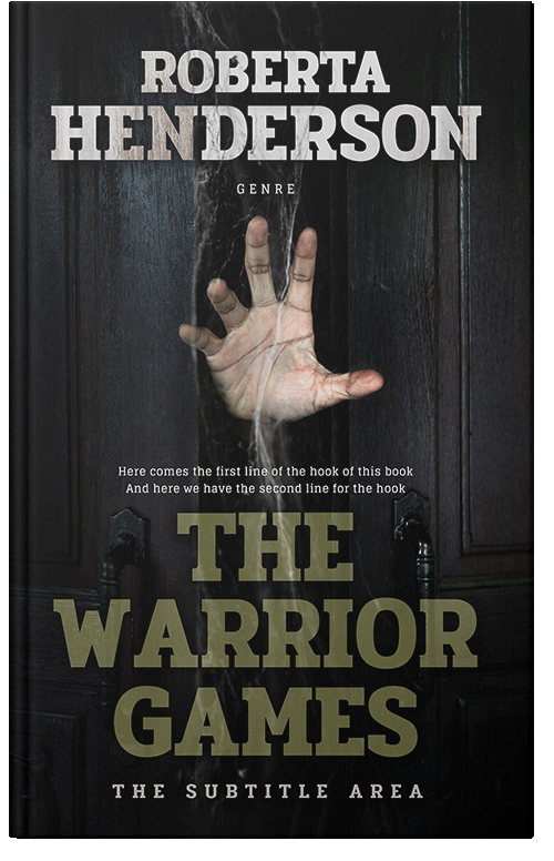 Front view of Premade Mystery & Thriller & Suspense Book Cover - Woodsmoke
