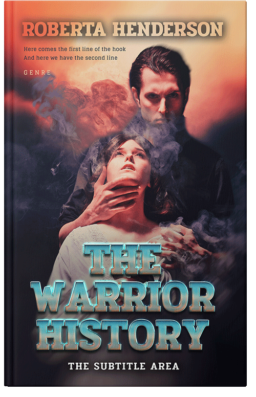 Front view of Premade Teen & Young Adult Book Cover - Burning Sand