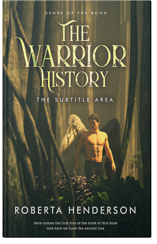 Front view of Premade Fantasy Book Cover - Kelp