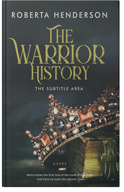 Front view of Premade Historical Book Cover - Outer Space