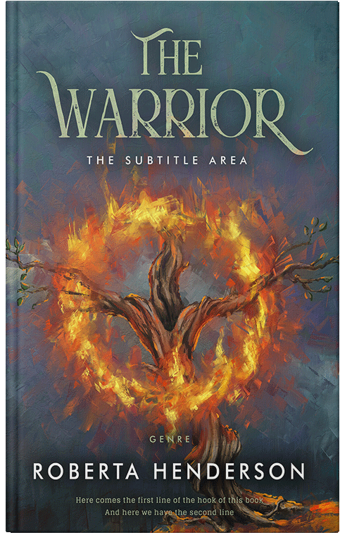 Front view of Premade Fantasy Book Cover - Mako