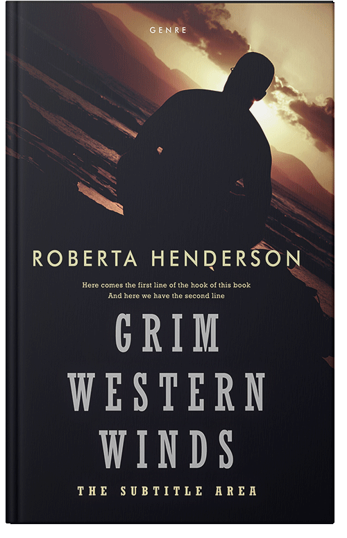 Front view of Premade Mystery & Thriller & Suspense Book Cover - Rodeo Dust