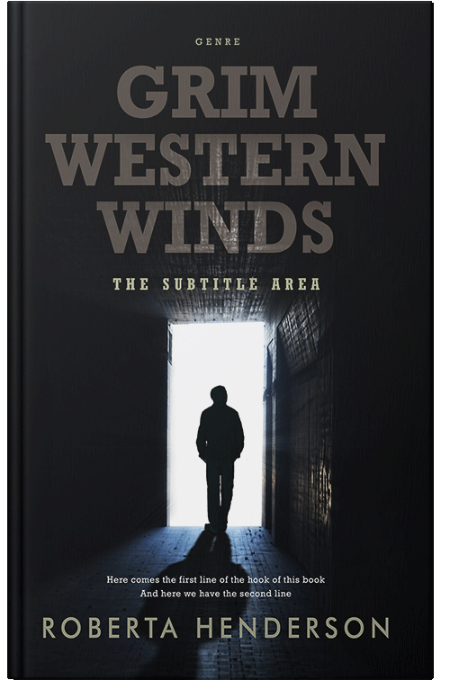 Front view of Premade Mystery & Thriller & Suspense Book Cover - Woodsmoke