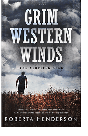 Pre Made Book Cover French Gray