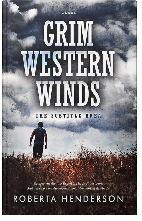 Front view of Premade Mystery & Thriller & Suspense Book Cover - French Gray