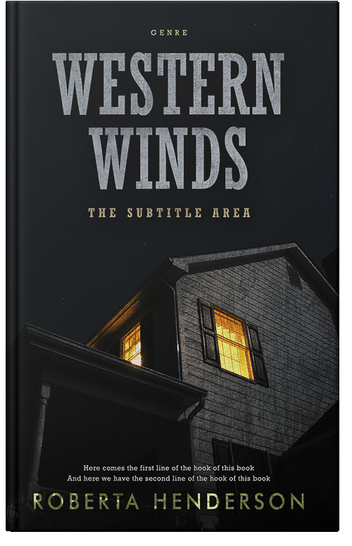 Front view of Premade Horror Book Cover - Woodsmoke