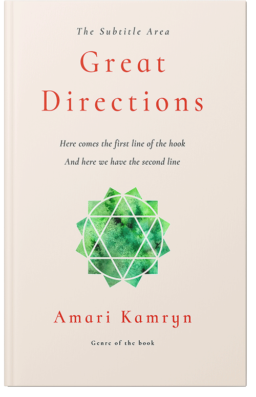 Front view of Premade Religion & Spirituality Book Cover - Linen