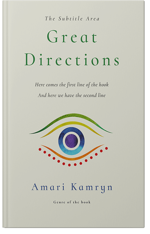 Front view of Premade Religion & Spirituality Book Cover - Moon Mist