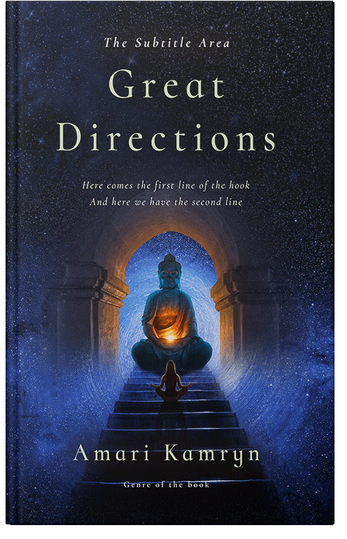 Front view of Premade Health & Mind & Body Book Cover - Vulcan