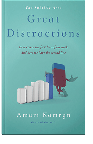 Pre Made Book Cover Neptune