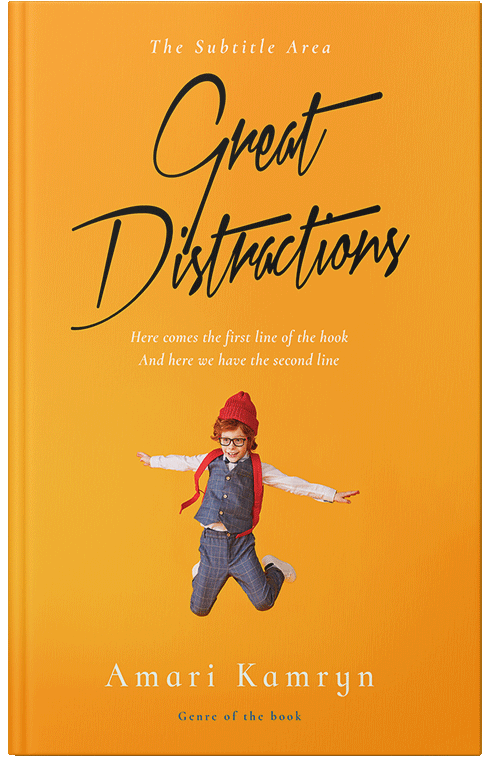 Front view of Premade Education Book Cover - Sun