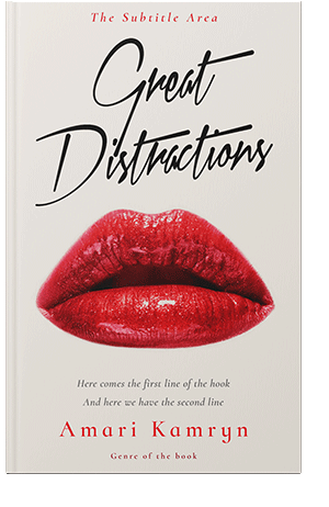 Pre Made Book Cover Dawn Pink