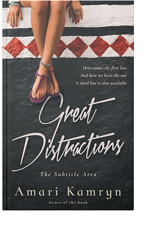 Pre Made Book Cover Outer Space