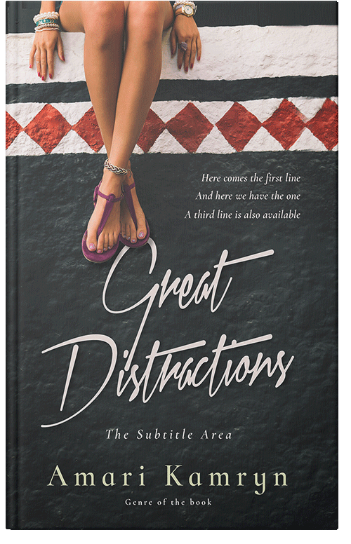 Front view of Premade Teen & Young Adult Book Cover - Outer Space