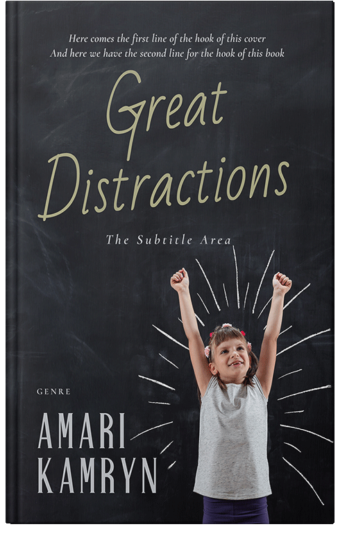 Front view of Premade Children's Book Cover - Shark