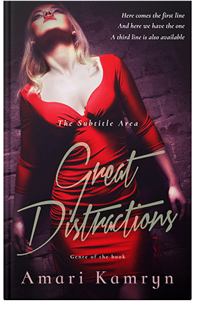 Pre Made Book Cover Chestnut Rose