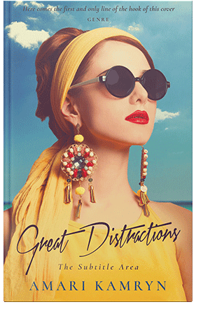 Pre Made Book Cover Harvest Gold