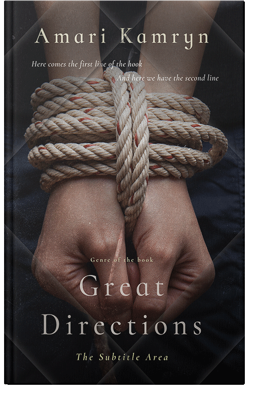 Front view of Premade Mystery & Thriller & Suspense Book Cover - Cocoa Brown