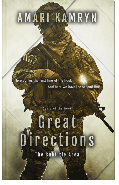 Front view of Premade Mystery & Thriller & Suspense Book Cover - White Rock