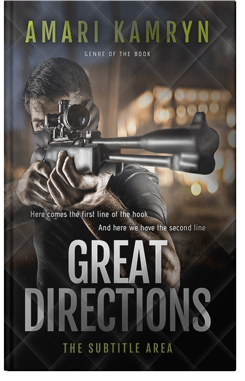 Front view of Premade Mystery & Thriller & Suspense Book Cover - Dune