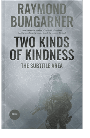 Pre Made Book Cover Gray Chateau