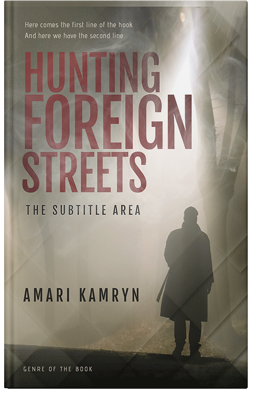 Front view of Premade Mystery & Thriller & Suspense Book Cover - Pale Oyster