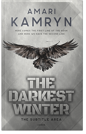 Premade Book Cover Gray Nickel