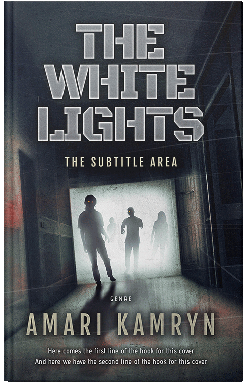 Front view of Premade Horror Book Cover - Pumice