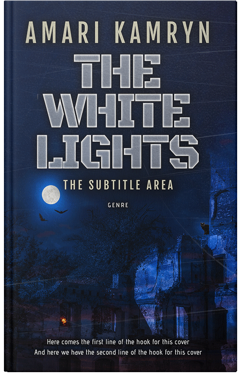 Front view of Premade Horror Book Cover - Firefly