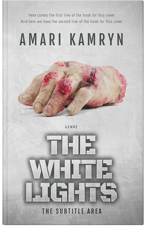 Front view of Premade Horror Book Cover - Swiss Coffee