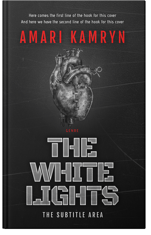 Front view of Premade Fantasy Book Cover - Cod Gray