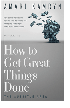 Pre Made Book Cover Silver Sand